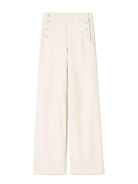 NILI LOTAN Reed Cotton Pant in Stone