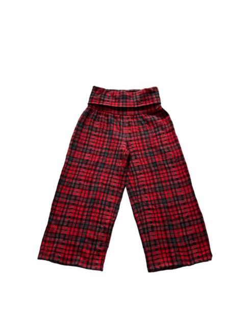 Comme Des Garçons Comme Des Garcons red tartan checkered punk style