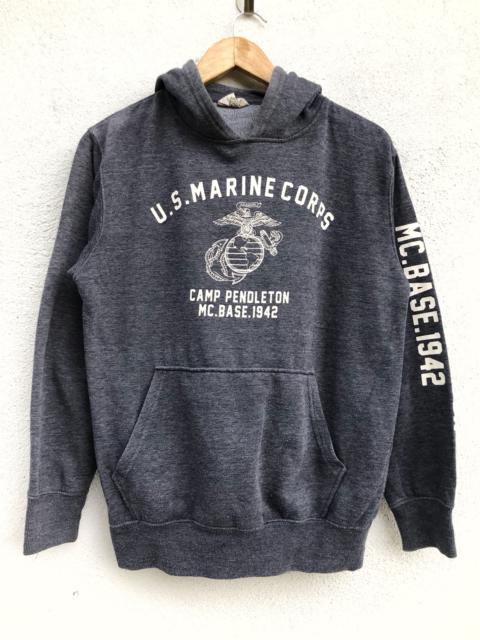 Other Designers Military - U.S Marines Corps Hoodie Pullover Sweatshirt Beaumere