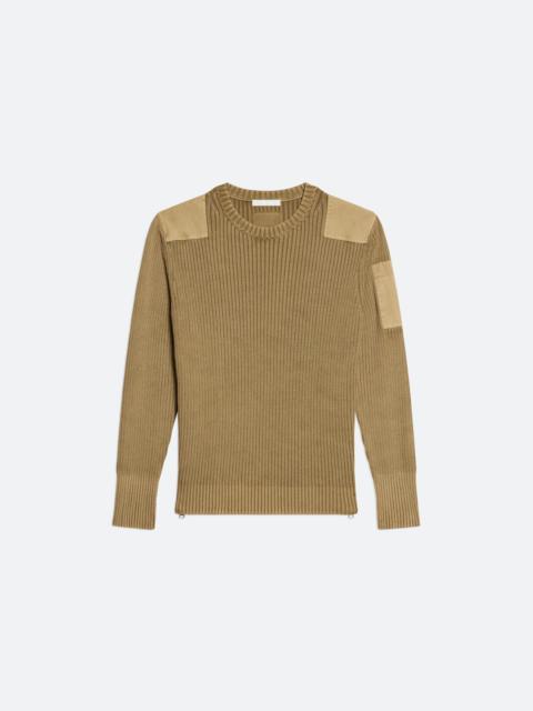 Helmut Lang RIBBED MILITARY SWEATER