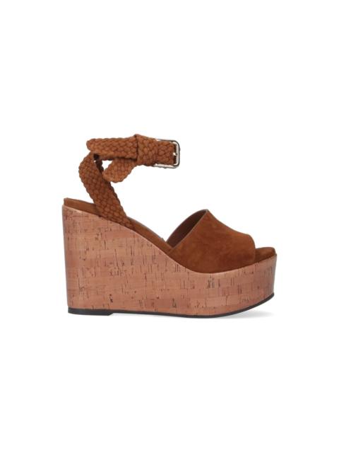 JIMMY CHOO Wedge Sandals "jori 100"