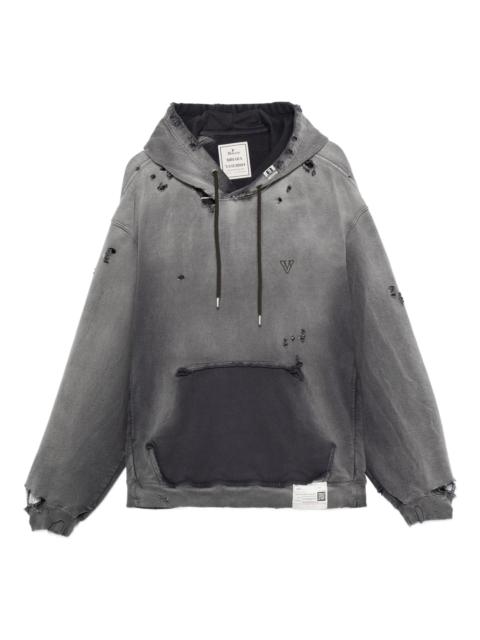 Maison MIHARAYASUHIRO distressed cotton hoodie