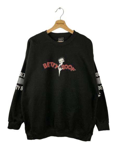 Other Designers Japanese Brand - BETTY BOOP SWEATSHIRT BLACK