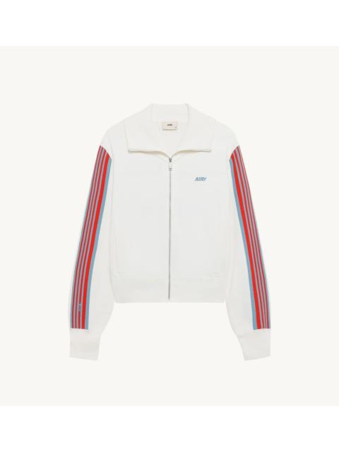 AUTRY Autry Viscose Knit Zippered Sweatshirt