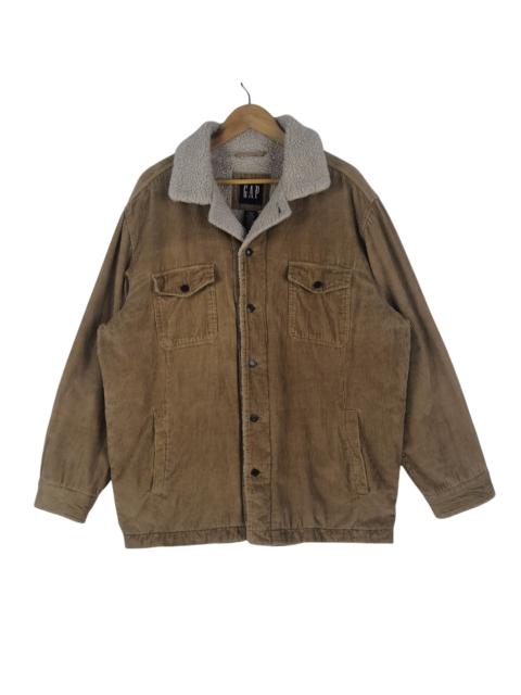 Other Designers Vintage - Vintage Gap Sherpa Corduroy Winter Jacket Snow