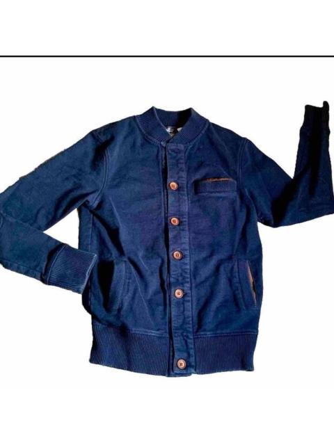 Other Designers Topman Men's Navy and Blue Jacket