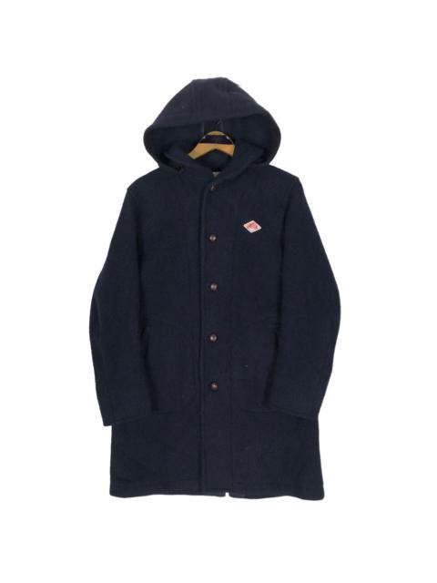 Other Designers Japanese Brand - Danton Vêtements de Travail Wool Mosser Hooded Coat