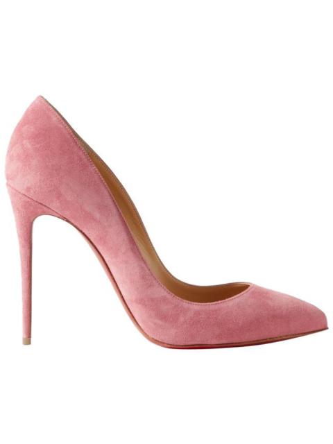 CHRISTIAN LOUBOUTIN Pink Pigalle Follies 100 Suede Pumps