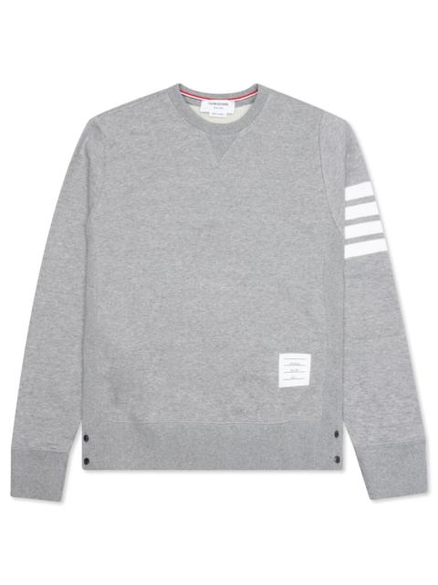 Thom Browne THOM BROWNE ENGINEERED 4-BAR JERSEY SWEATSHIRT - GREY