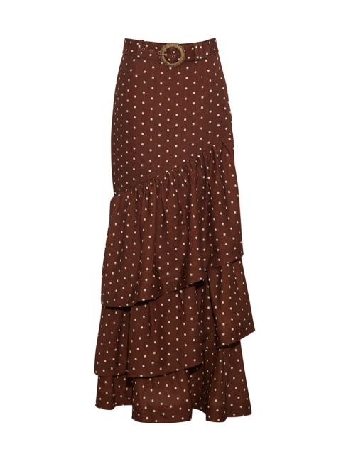 Cara Cara Priya Skirt
Flamenco Inspired Ruffle Tiers