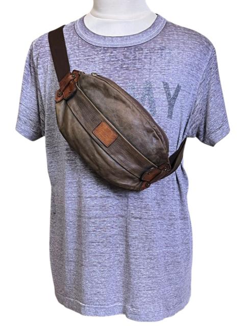 Other Designers Genuine Leather - OFFER🔥CREED JAPAN PATINA LEATHER CHEST BAG