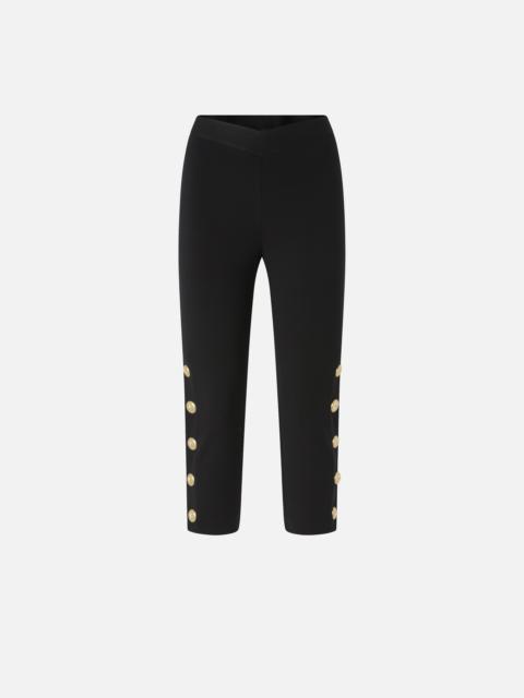 PINKO LEGGINGS WITH METAL BUTTONS