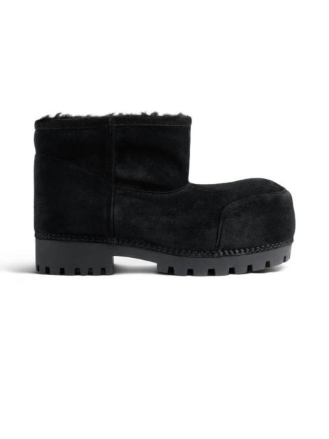 Men's Alaska Fur Bootie in Black