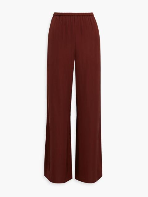 DIANE VON FURSTENBERG Gianna charmeuse wide-leg pants