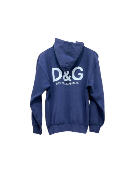 Dolce & Gabanna Big Logo Pullover Half Zipper Hoodie