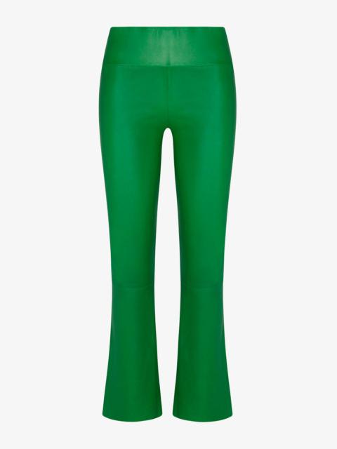 SPRWMN GRACE LEATHER CROP FLARE