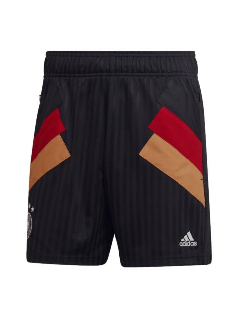 adidas Germany Icon Shorts 'Black Yellow Red' HC1268