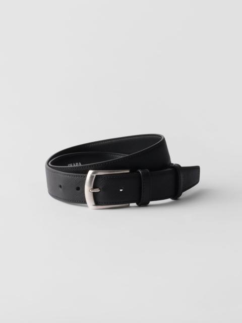 Prada Saffiano leather belt