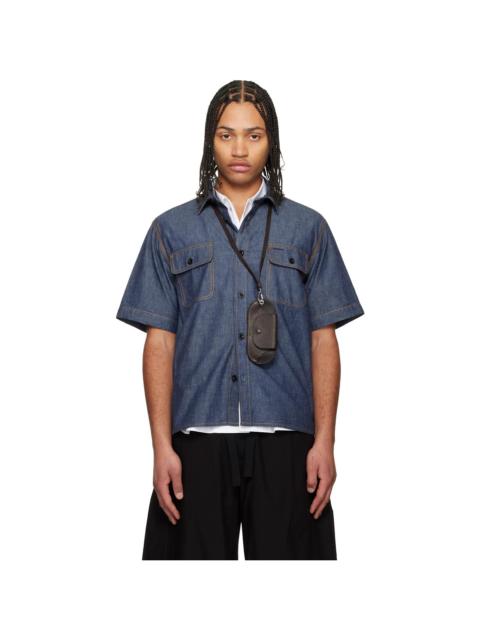 sacai Blue Light Weight Denim Shirt