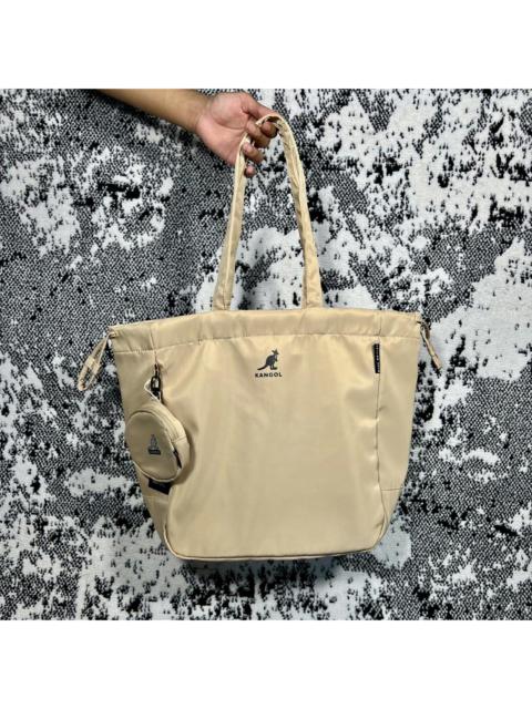 KANGOL TOTE BAG WITH SMALL POUCH