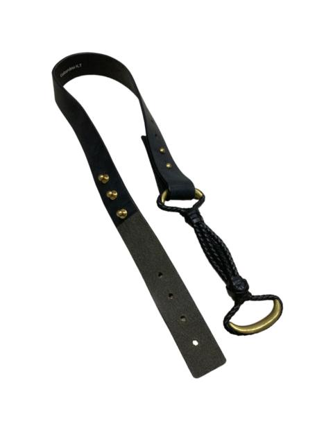 Other Designers Japanese Brand - GABARDINE BRAIDED BONDAGE LEATHER BELT