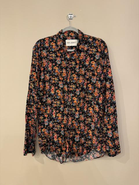 Our Legacy button up shirt with flowers men’s