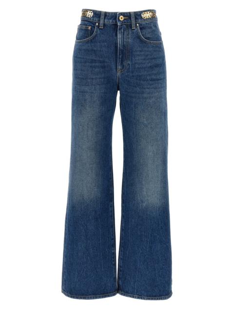 rabanne Rabanne Women Metal Disk Jeans