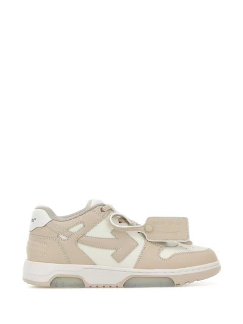 Off-White Off White Women Two-Tone Leather Out Of Office Sneakers