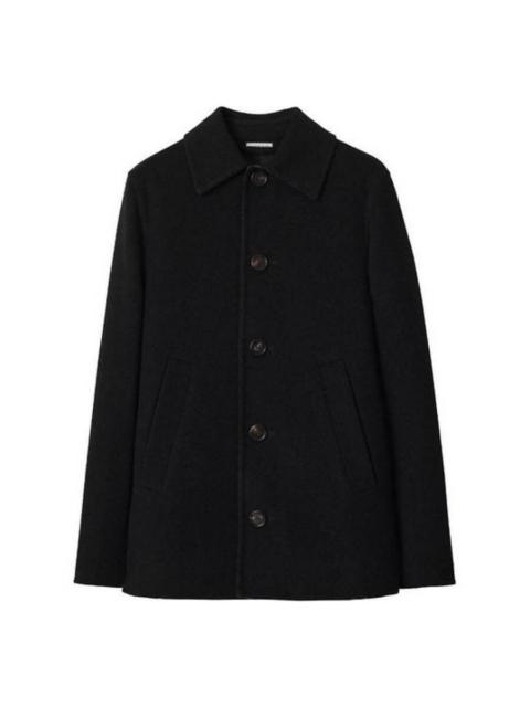 Burberry Burberry Single-Breasted Wool Short Coat