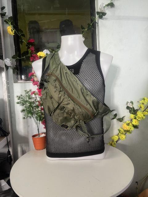 PORTER Vintage Porter Tanker Green Waist Bag