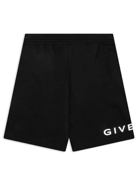 Givenchy REFLECTIVE BERMUDA SHORTS - BLACK
