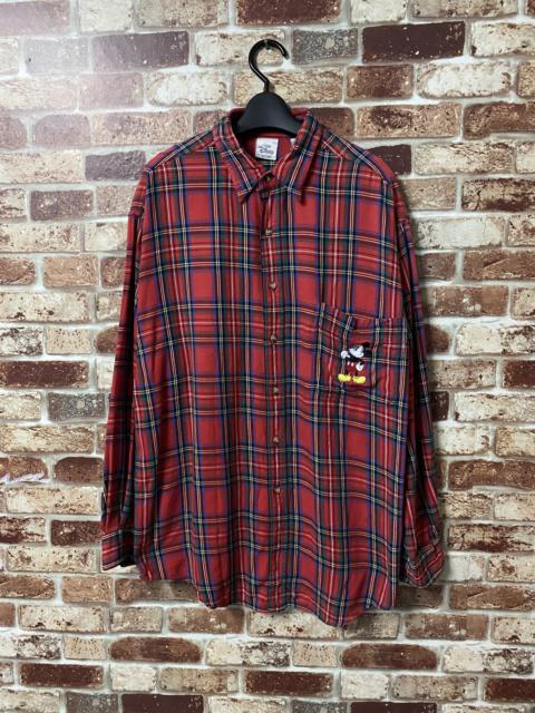 Other Designers Vintage - GK142 VINTAGE THE DISNEY STORE FLANNEL SHIRT