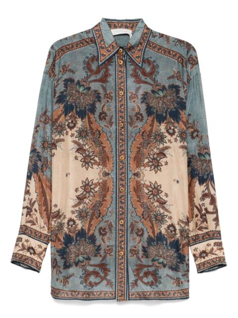 Zimmermann Zimmermann Ascension printed silk shirt