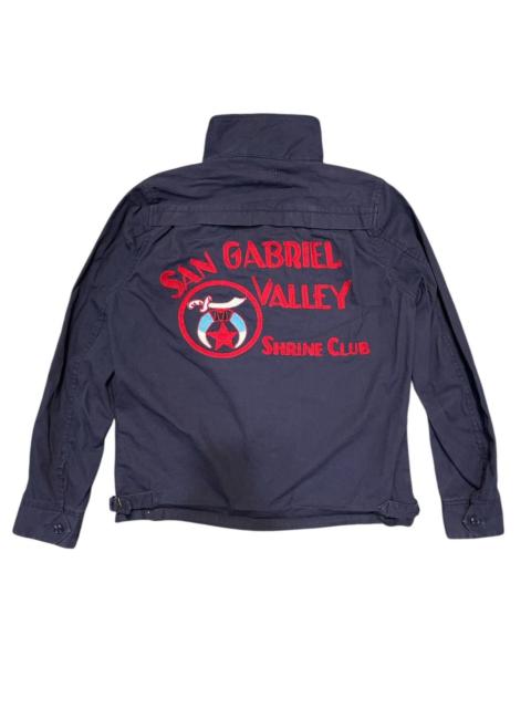 BEAMS PLUS Beams Heart Embroidered Zip Up Jacket