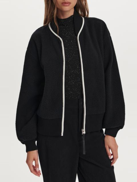 VARLEY Varley Hansley Fleece Jacket in Black at Nordstrom