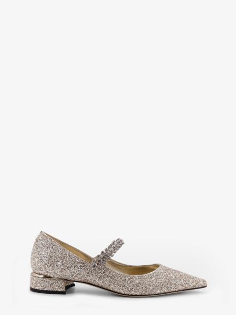 JIMMY CHOO Jimmy Choo Bing Leather Pumps With All-Over Glitter Detail