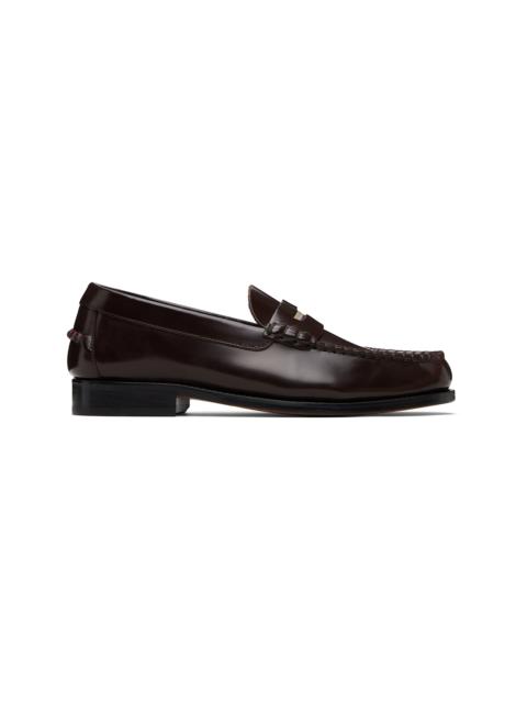 Paul Smith Brown Leather 'Lido' Loafers