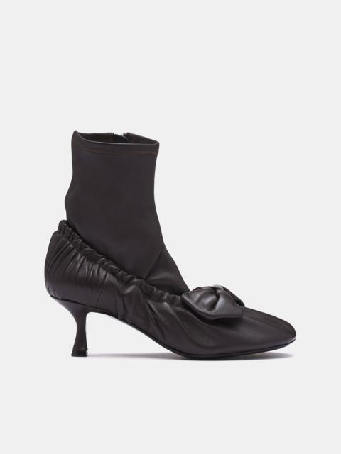 Acne Studios Leather Bow Ankle Boots