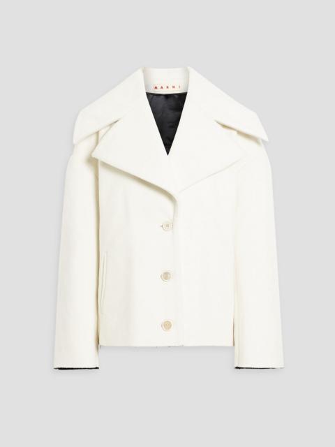 Marni Wool-blend felt jacket