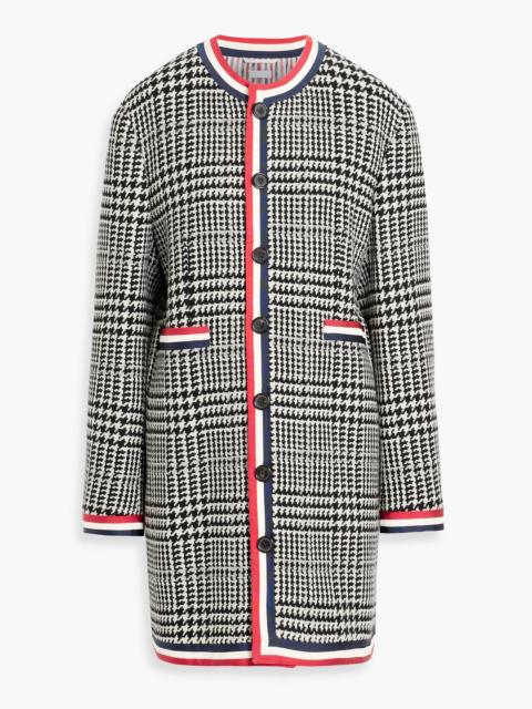 Thom Browne Prince of Wales checked cashmere coat