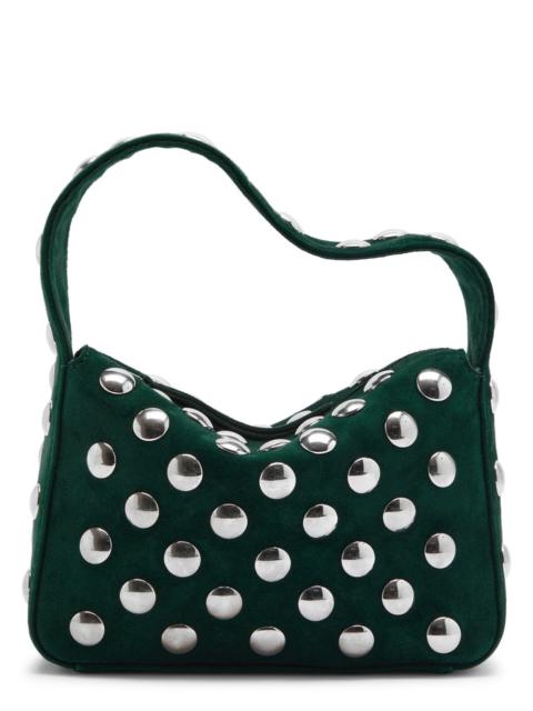 Khaite Elena Mini Studded Suede top Handle bag