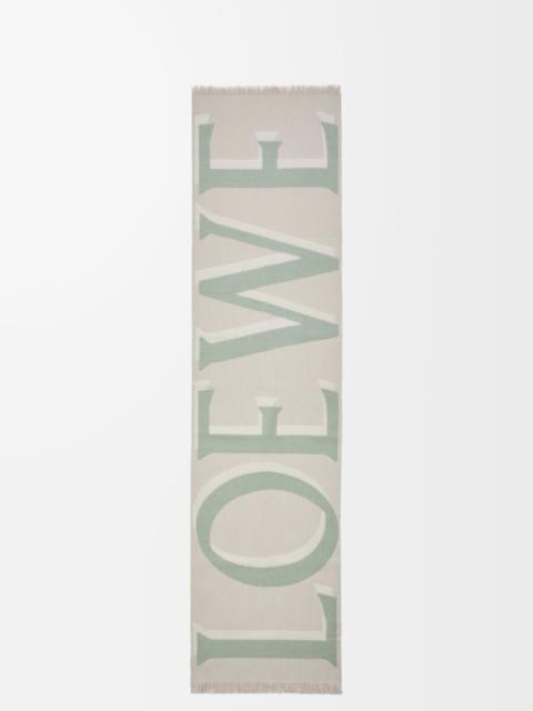Loewe Scarf in wool and cashmere