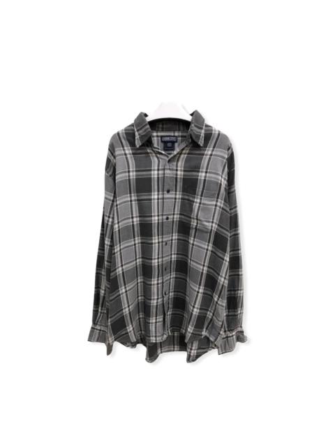 Other Designers Lands End - Land Ends Plaid Tartan Flannel Shirt 👕