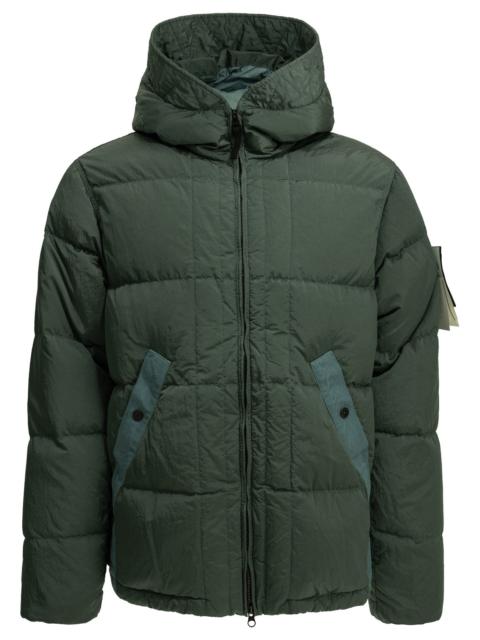 Stone Island Stone Island Nylon Metal Short Down Jacket Green