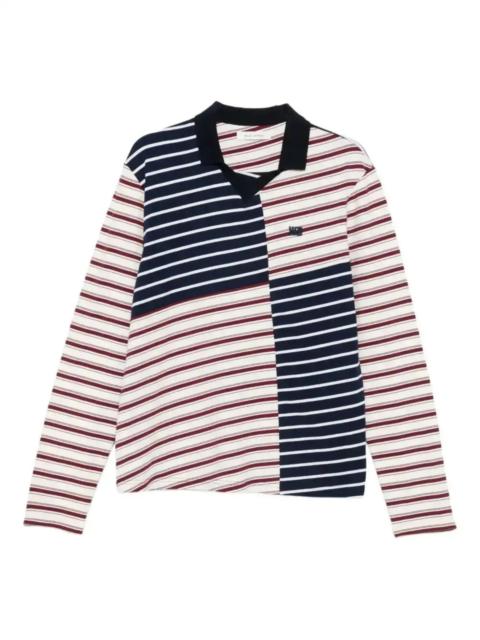 WALES BONNER striped panelled T-shirt