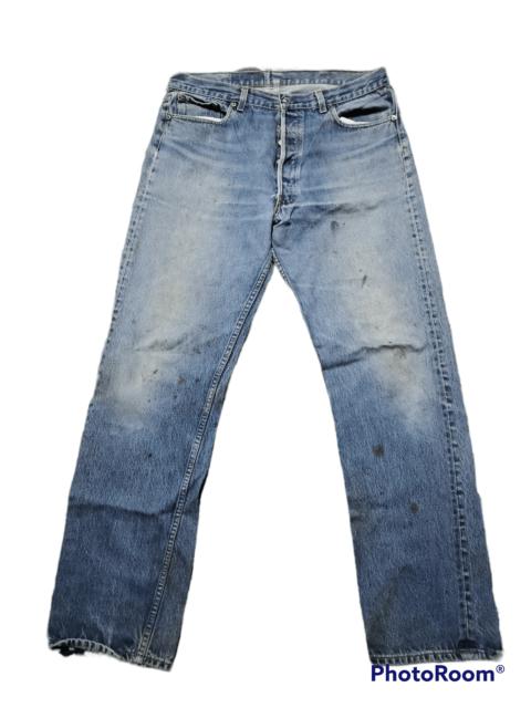 Other Designers Vintage 90s Levi's 501 denim workwear fashion stains