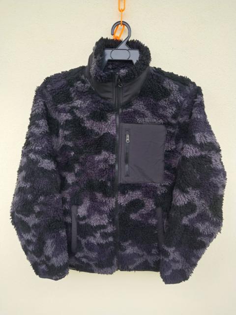 Other Designers 🔥 Rare Uniqlo Black Camo Fleece Sweater Jacket