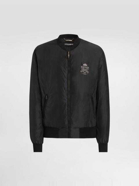 sacai Matte Taffeta Water-Repellent Padded Blouson | REVERSIBLE