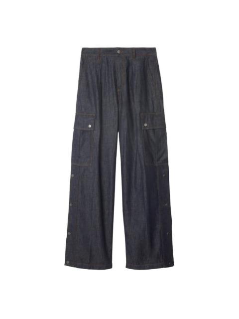 Burberry Burberry Cotton Denim Cargo Jeans