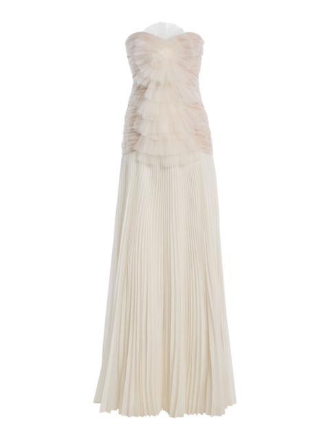 ALEXIS Seraphina Lace Maxi Dress white